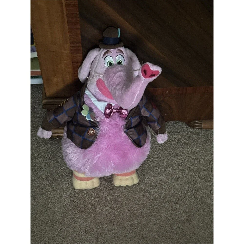 Disney Store Inside Out Bing Bong Elephant Plush Stuffed Animal Toy 16”